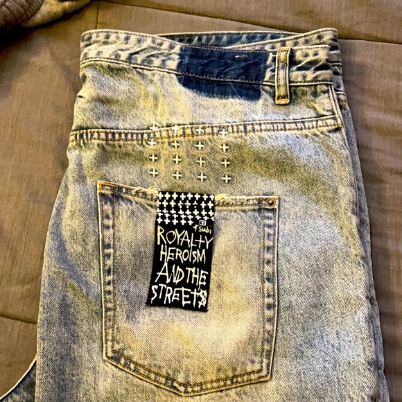 KSUBI JEANS BULLET SKREAM TRASHED DENIM